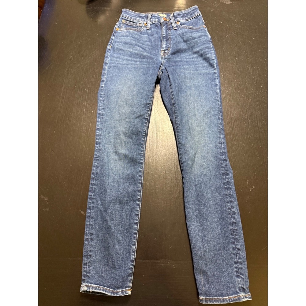 Madewell Curvy High-Rise Skinny Jeans Size 26 Medium Wash Blue Denim